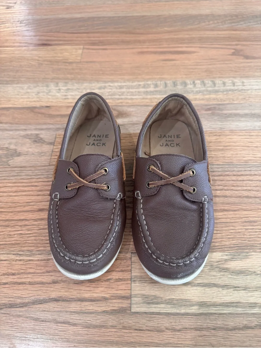 Janie and Jack kids, leather dress shoes, size 1